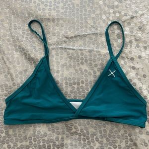 BoutineLA Teal Bikini Top